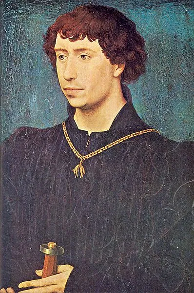 Rogier van der Weyden painted Charles the Bold as a young man in about 1460,