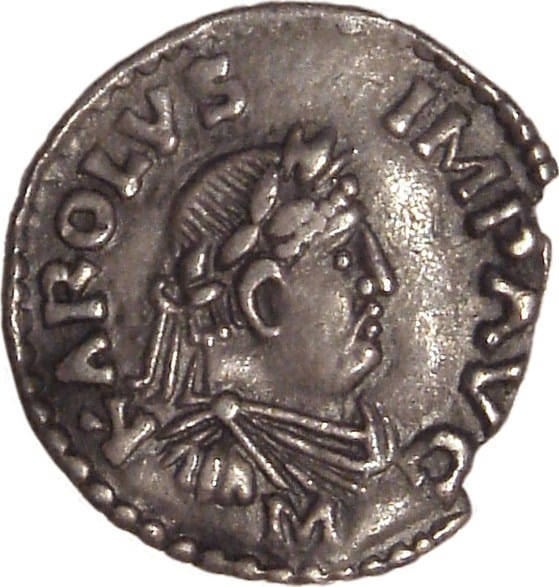 Charlemagne's Denarius, Constantine's Edicule, and the Vera Crux