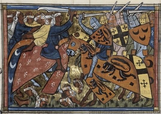 The First Crusade - 14th century depiction of the Battle of 