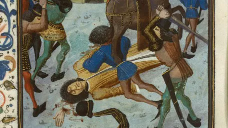 Assassination of Louis of Orleans by the men of John the Fearless, Duke of  Burgundy, Paris, 1407
