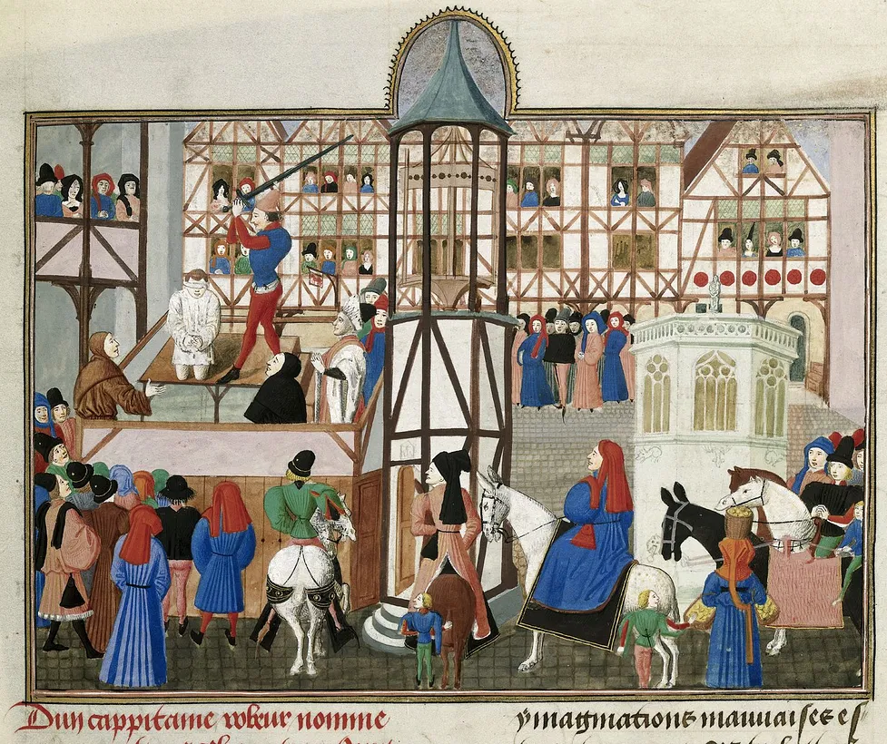 public hanging medieval