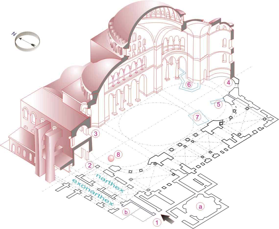 Hagia Sophia Floor Plan Home Alqu