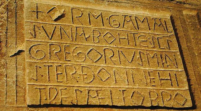 ancient latin alphabet translation