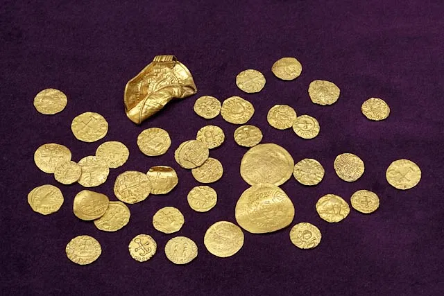 old gold coins