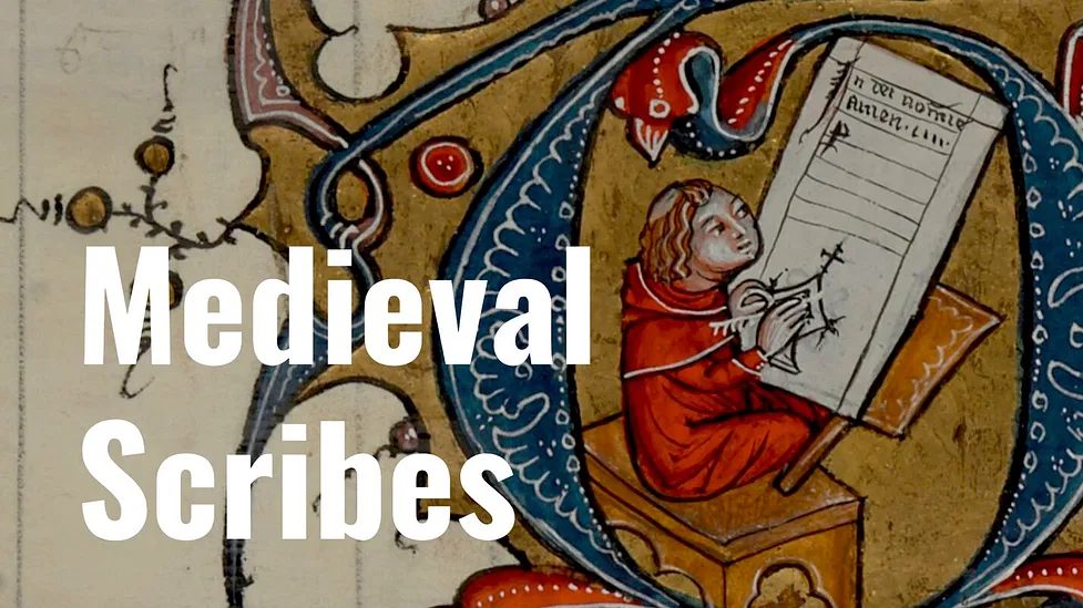 medieval scribe desk