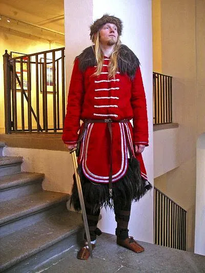 Red Viking Rus style