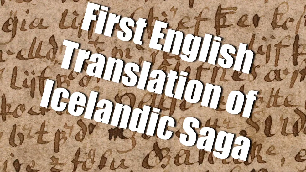 Icelandic Saga Now Available in English for the First Time