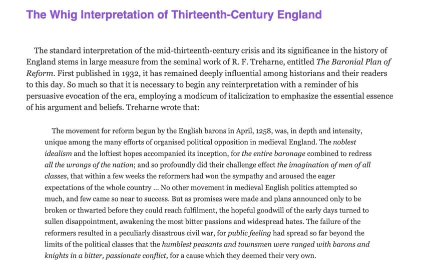 New Medieval Books: Politics and Society in Mid Thirteenth-Century